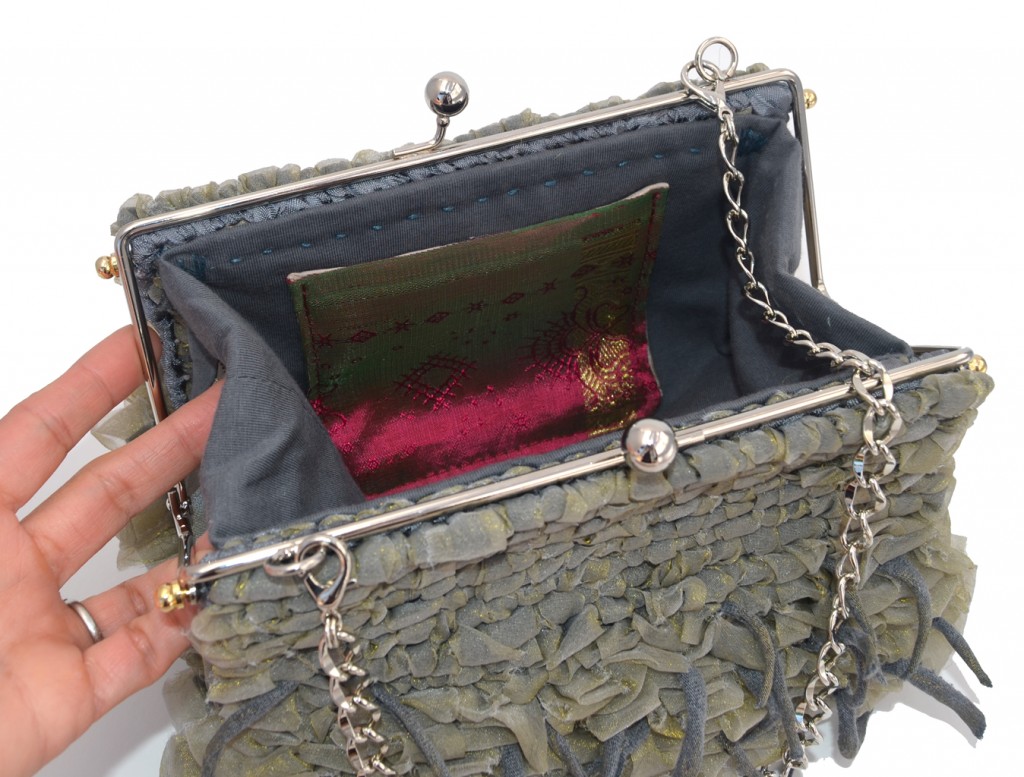 Inside view of Sea Anemone purse