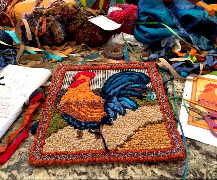 In the Works: Locker hooking the rooster