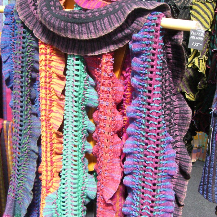 Felted Merino Wool Scarves by Susan Neal Weaving